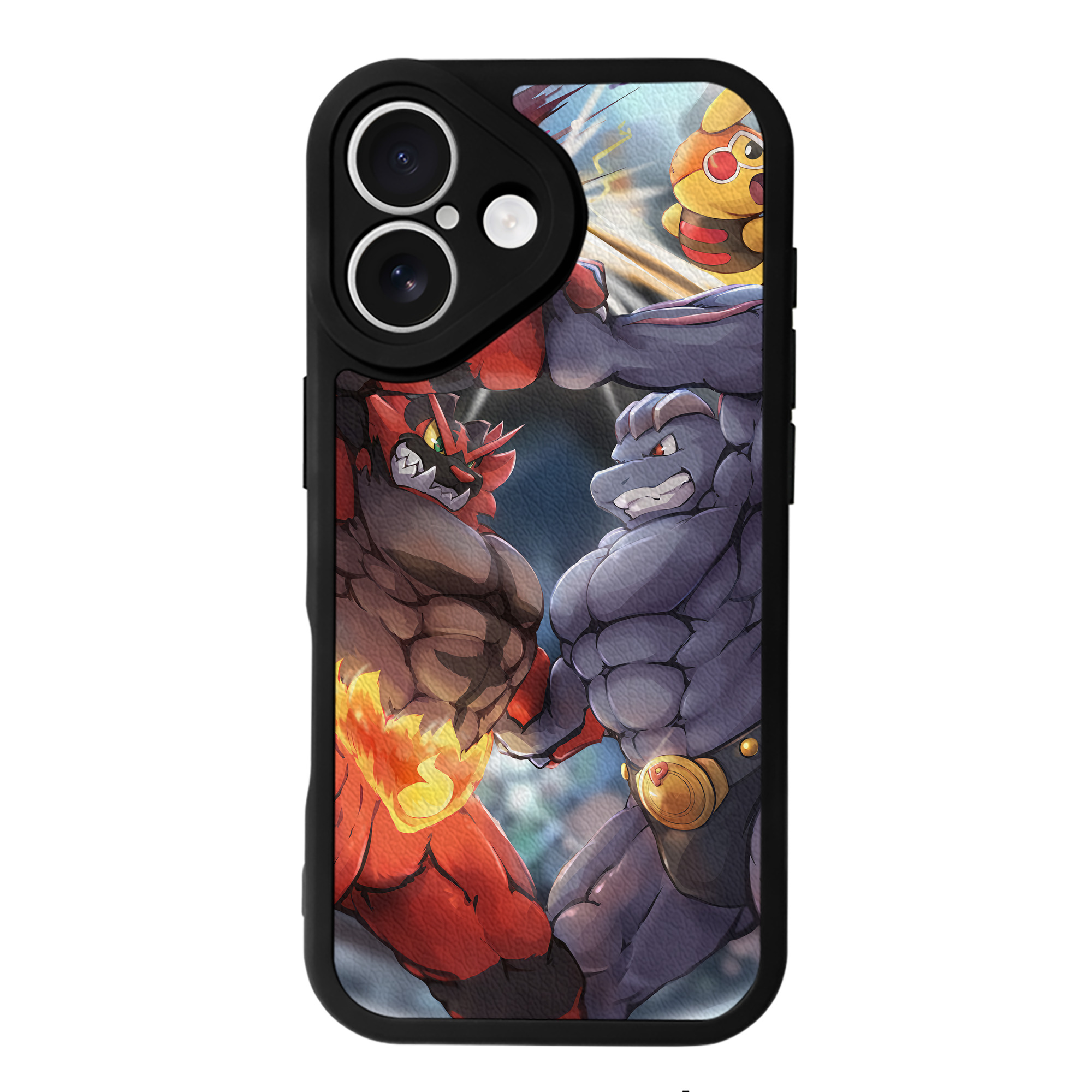 （画像用） ポケットモンスター Pokémon 【iPhone 16シリーズ対応】シリコンスマホケース（レザー調） 材質：シリコン